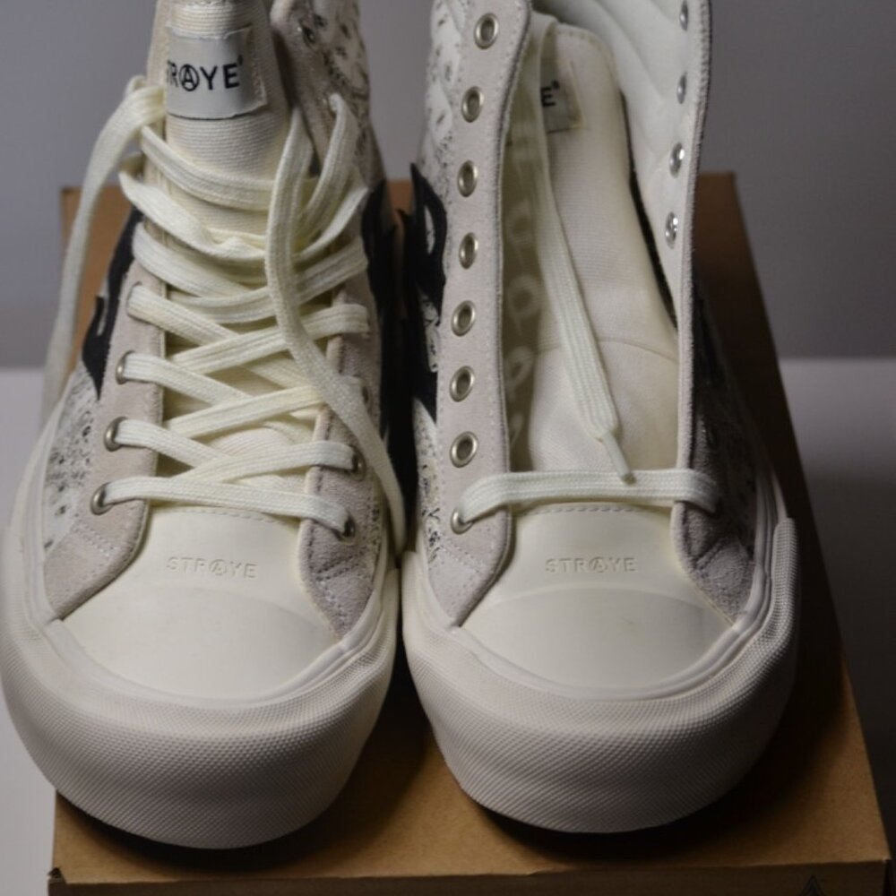 Straye Venice Cream Acid Drop Hi-top Skater Sneaker